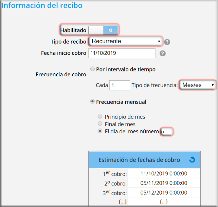 Cómo crear un pago recurrente