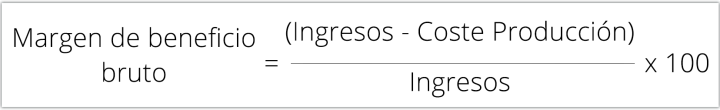 margen de beneficio bruto